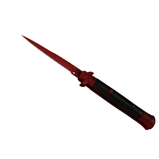 Stiletto Knife | Crimson Web (Field-Tested)