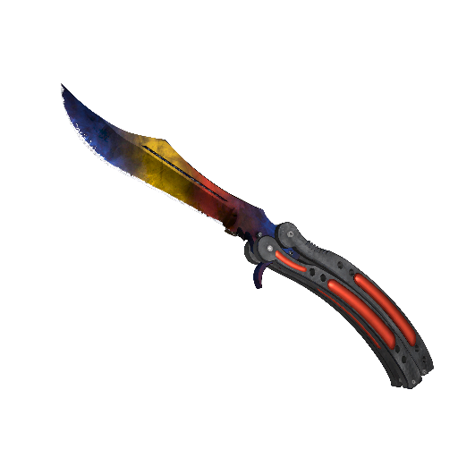 StatTrak™ Butterfly Knife | Marble Fade (Factory New)