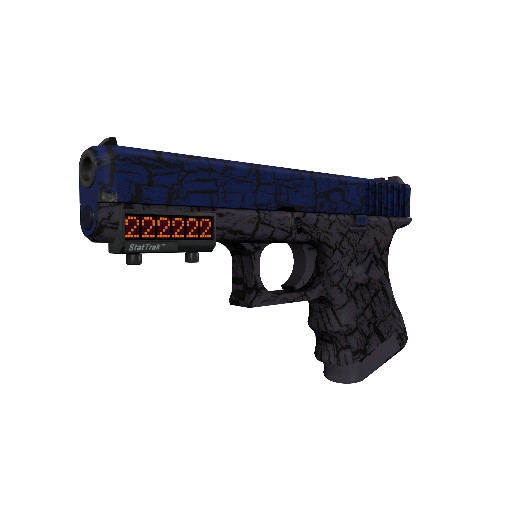 StatTrak™ Glock-18 | Blue Fissure (Field-Tested)