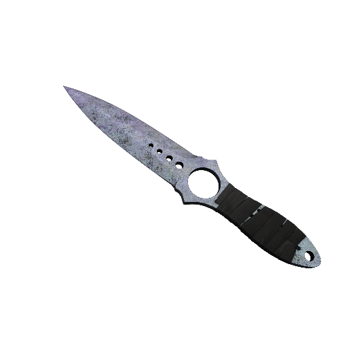 Skeleton Knife | Blue Steel (Well-Worn)