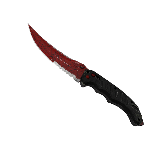 Flip Knife | Crimson Web (Field-Tested)