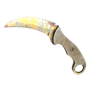 Talon Knife | Case Hardened (Battle-Scarred)