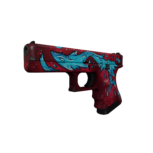 Glock-18 | Water Elemental (Minimal Wear)