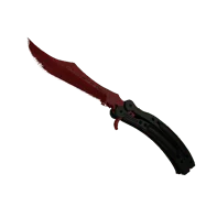 Butterfly Knife | Crimson Web (Minimal Wear)