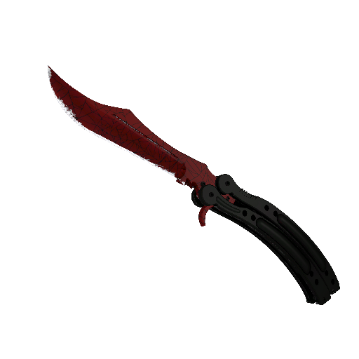 Butterfly Knife | Crimson Web (Minimal Wear)
