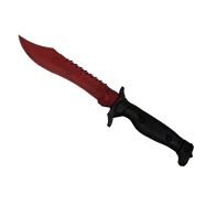 Bowie Knife | Crimson Web (Minimal Wear)