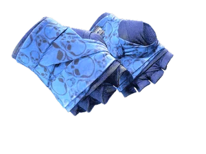 Hand Wraps | Cobalt Skulls (Field-Tested)