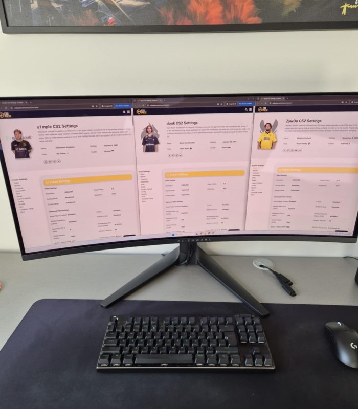 CS2 Pro Settings and Gear